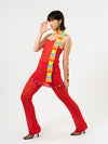 YANYAN KNITS 25 Spring/Summer BOLOR Trousers Skirt YYK-YYW25-0101-HONG Red YYW25-0102